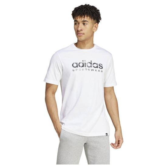 Adidas Ανδρική κοντομάνικη μπλούζα Camo Linear Graphic Tee